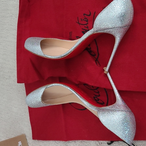 Christian Louboutin Glitter Heels - Picture 10 of 12